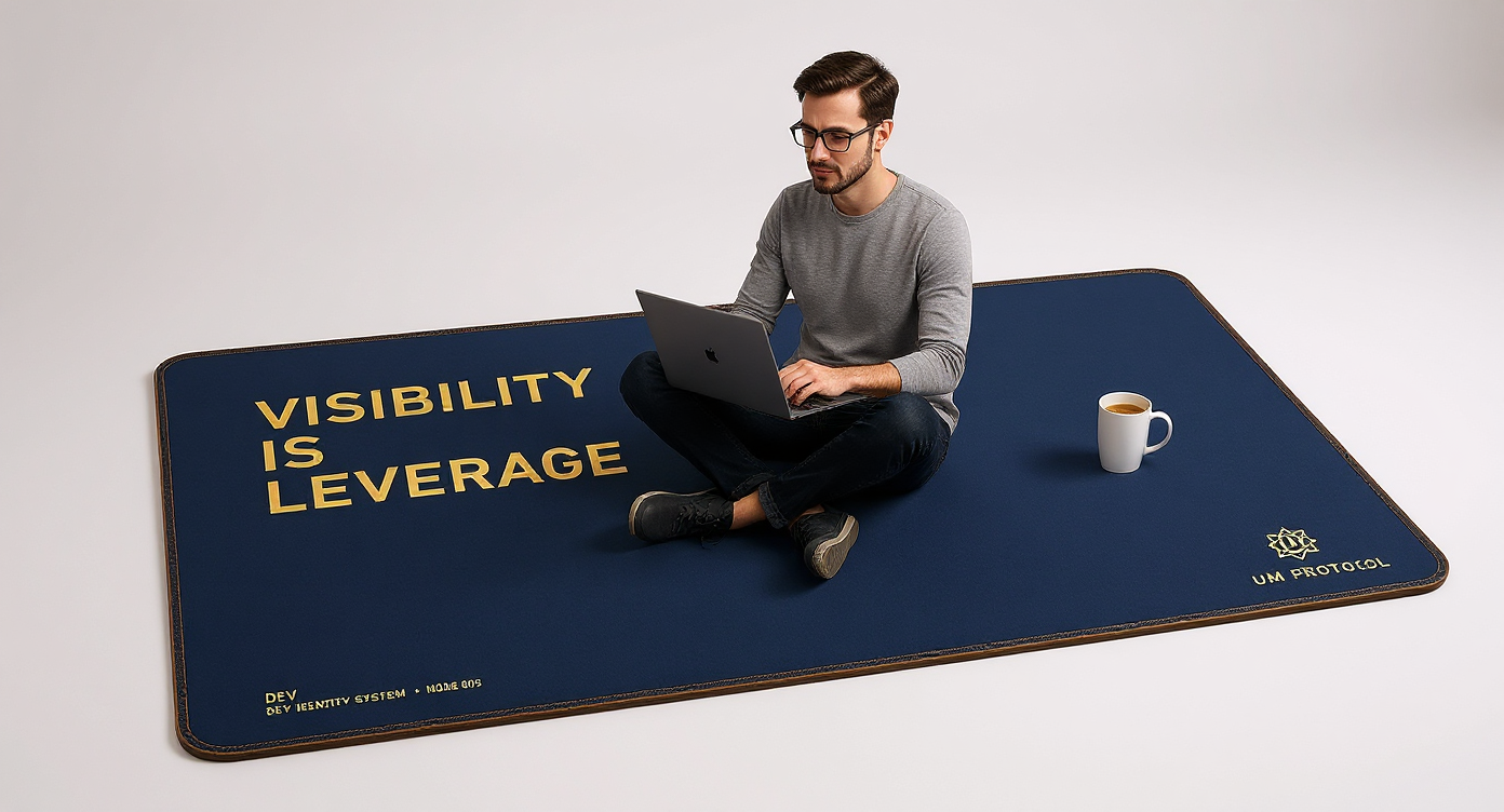 Dev Identity Desk Mat lifestyle