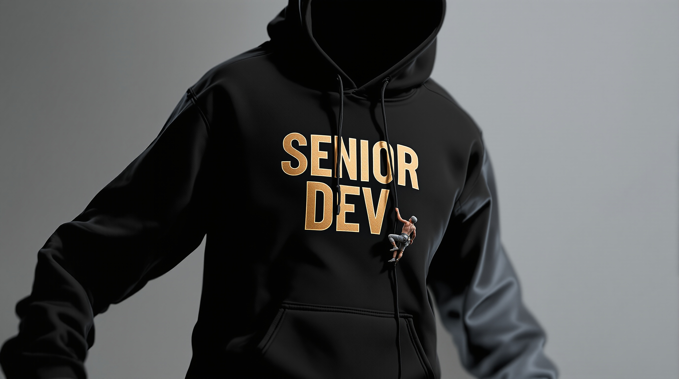 Senior Dev Identity Hoodie lifestyle